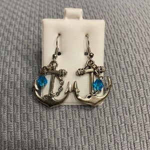 Anchor’s away pierced earrings